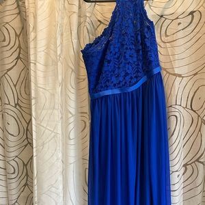 David’s horizon blue bridesmaid dress size 10 blue